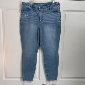 American Eagle Outfitters Light Blue Skinny Jeans